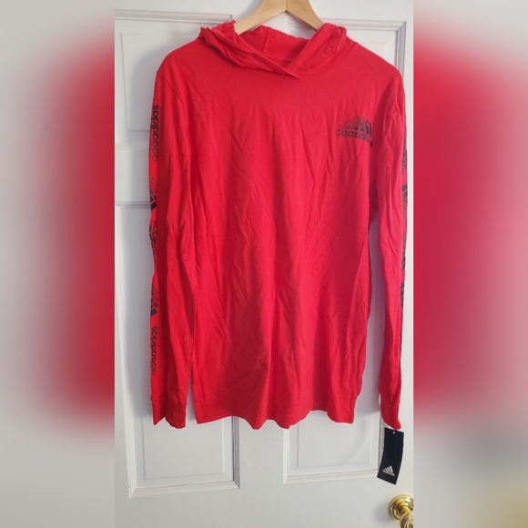 Adidas long sleeve T with hood - Picture 1 of 3